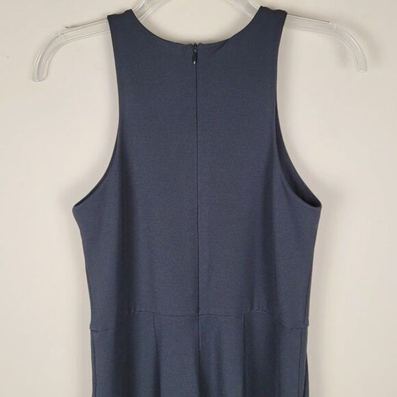 Aritzia Babaton Size 4 Mikey Jumpsuit Wide Leg Crop Sleeveless Stretch Black - Picture 5 of 12